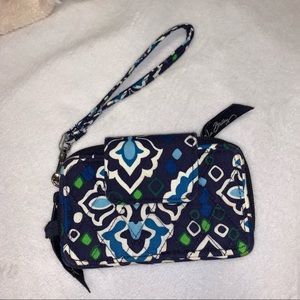 Navy Vera Bradley Wristlet